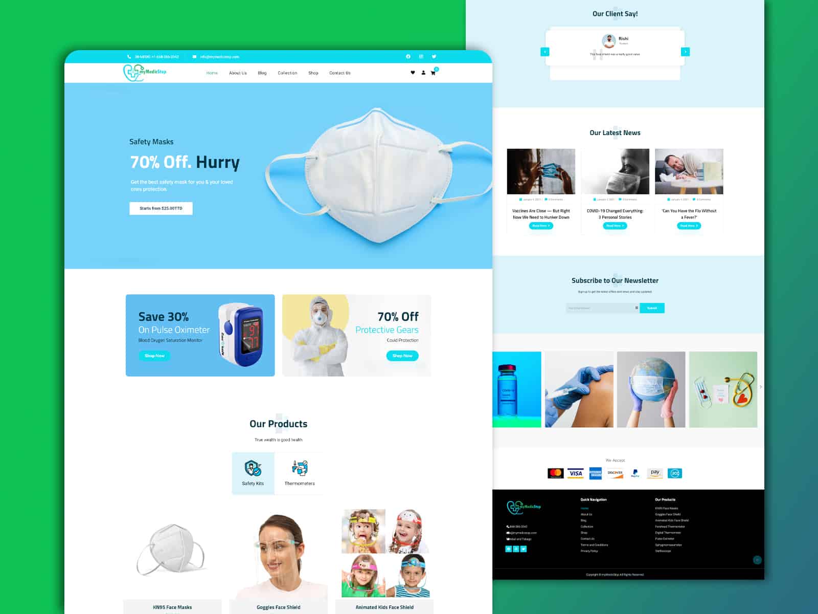 Medical Equipment Website Design For MyMedicStop